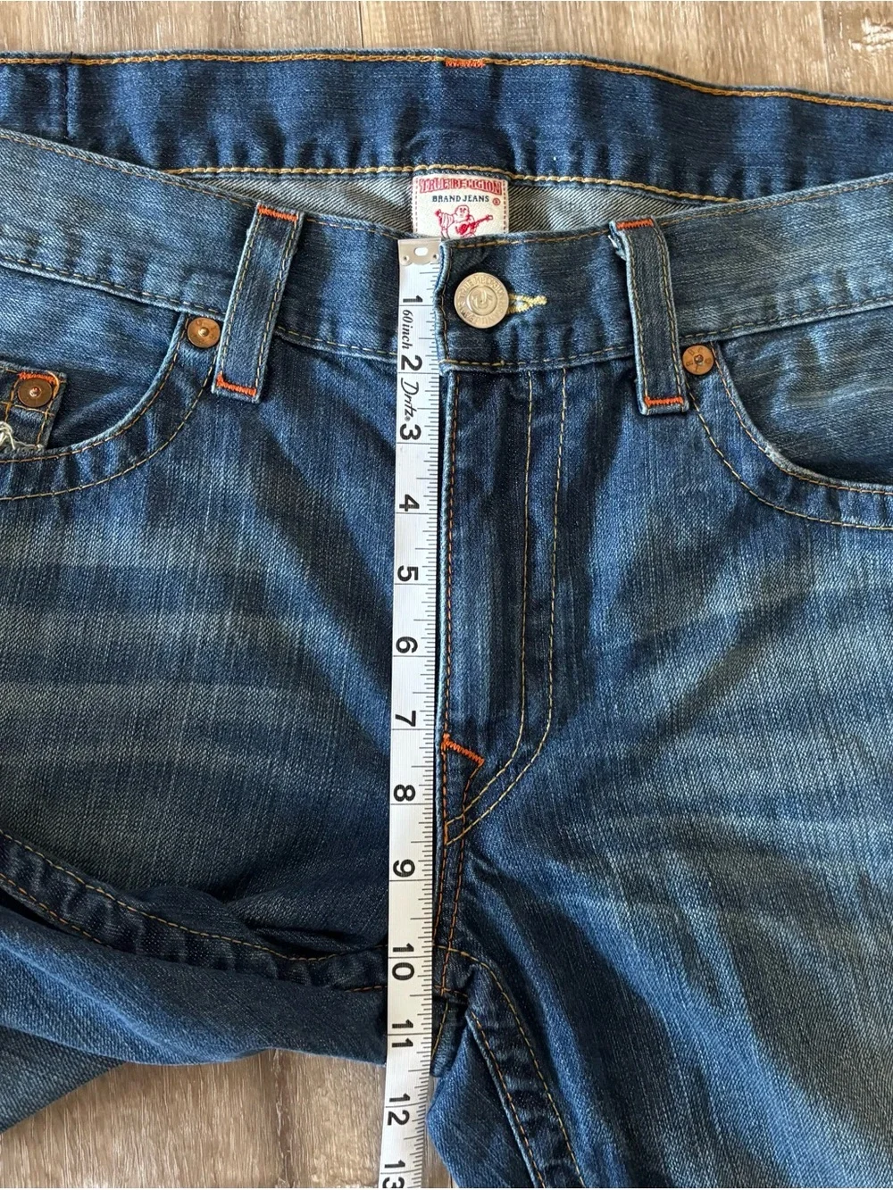 True Religion Horseshoe World Tour Section Straight Jeans Men’s 38x30 Y2K